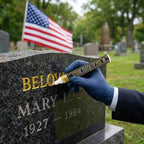 🐦Golden Tombstone Marker Pen for Restoring Faded Grave Inscriptions🔥