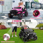 Ride on Truck Car 2 Seater Ride Kids Electric Car - 7Ah Large Battery Kids Electric Vehicles with Remote Control🔥