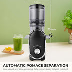 Cold Press Juicer, 300W, 5.3" Large Feed Chute, 1.5L Capacity, Automatic Feeding, High Yield, Easy to Clean, Ideal for Whole Fruits & Vegetables🔥