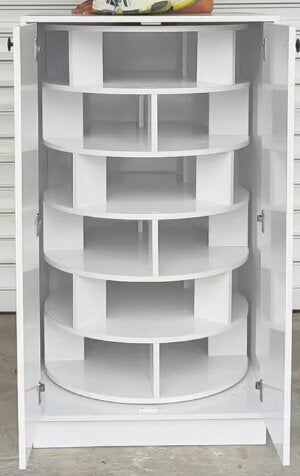 🥾Rotating shoe cabinet|  360° Rotating Shoe Cabinet & 50+ Pairs Storage🥿🏆