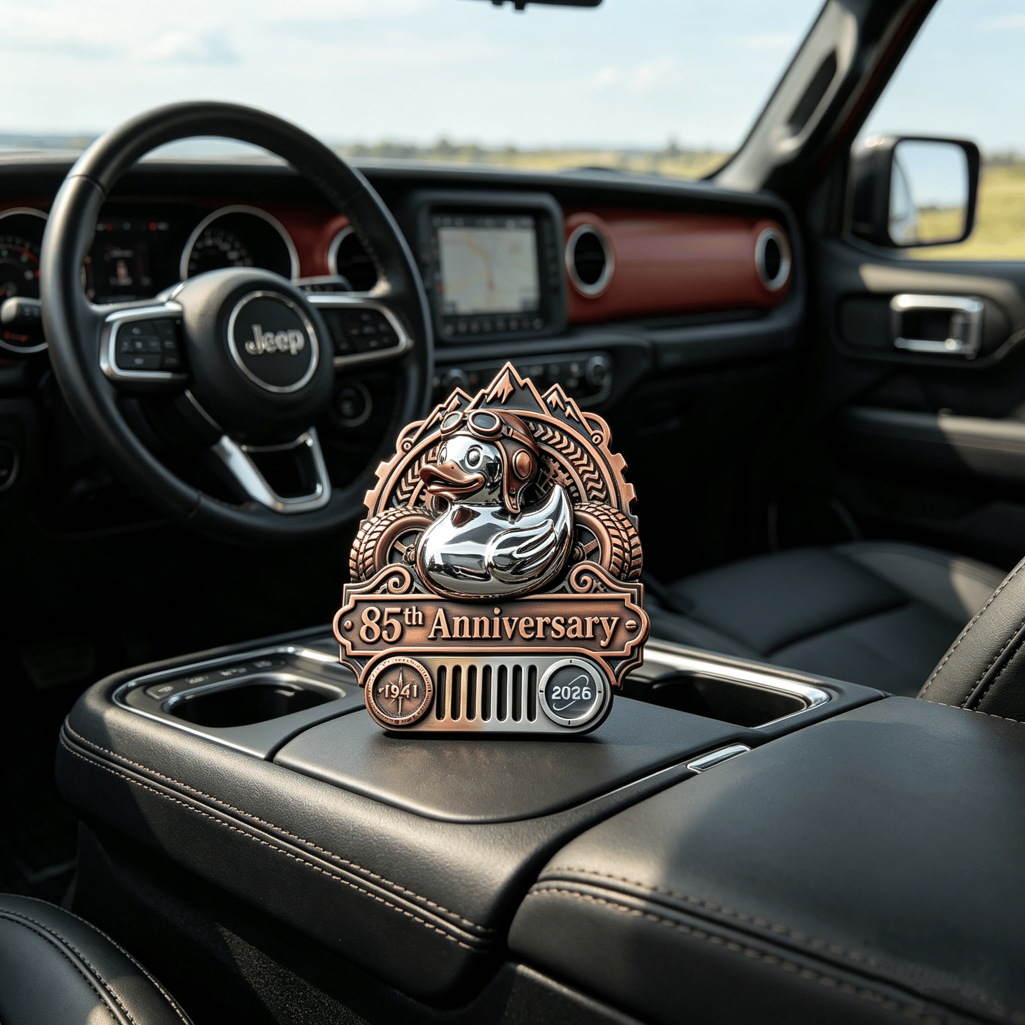 🔥Last Day 49% OFF - 🚗🦆Jeep 85Th Anniversary Rubber Duck Badge🔥