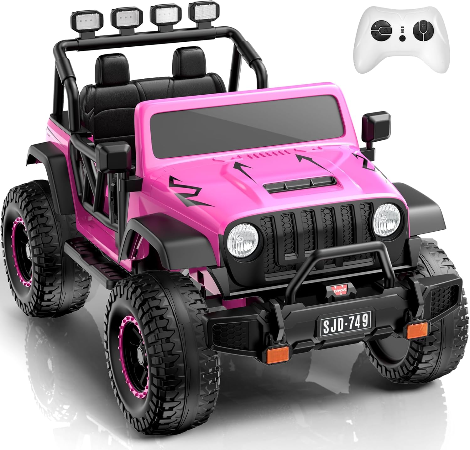 Ride on Truck Car 2 Seater Ride Kids Electric Car - 7Ah Large Battery Kids Electric Vehicles with Remote Control🔥